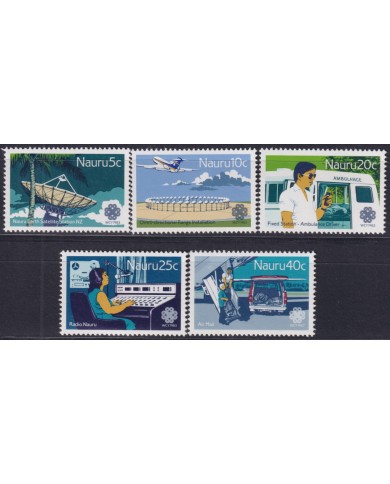 F-EX50036 NAURU MNH 1983 COMMUNICATIONS AVION AIRPLANE RADAR AMBULANCE WYC.