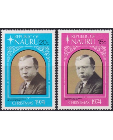 F-EX50040 NAURU MNH 1974 CHRISTMAS NAVIDAD REV DELAPORTE.
