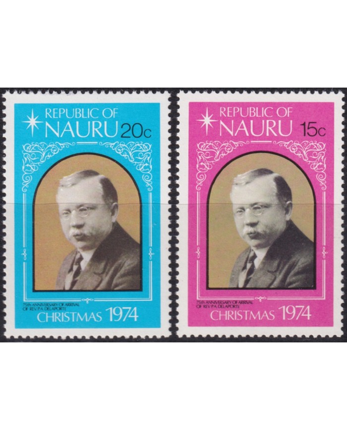 F-EX50040 NAURU MNH 1974 CHRISTMAS NAVIDAD REV DELAPORTE.