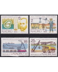 F-EX50044 NAURU MNH 1975 PHOSPHATE MINNING ALBERT ELLIS DISCOVERY.