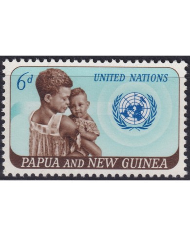 F-EX50009 PAPUA NEW GUINEA MNH 1965 HUNGER UNITED NATIONS CHILDREN.
