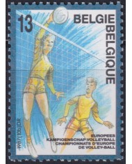 F-EX50164 BELGIUM BELGIQUE MNH 1987 EUROPEAN VOLLEYBALL CHAMPIONSHIP.