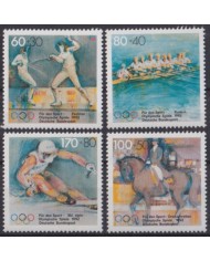 F-EX50195 GERMANY ALEMANIA MNH 1992 OLYMPIC GAMES BARCELONA FENCING SKI WINTER.