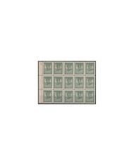 F-EX18041 ITALY CINDERELLA 1940 NAPOLI NAPLES TRIENALE OLTRAMARE BLOCK 15 NO GUM