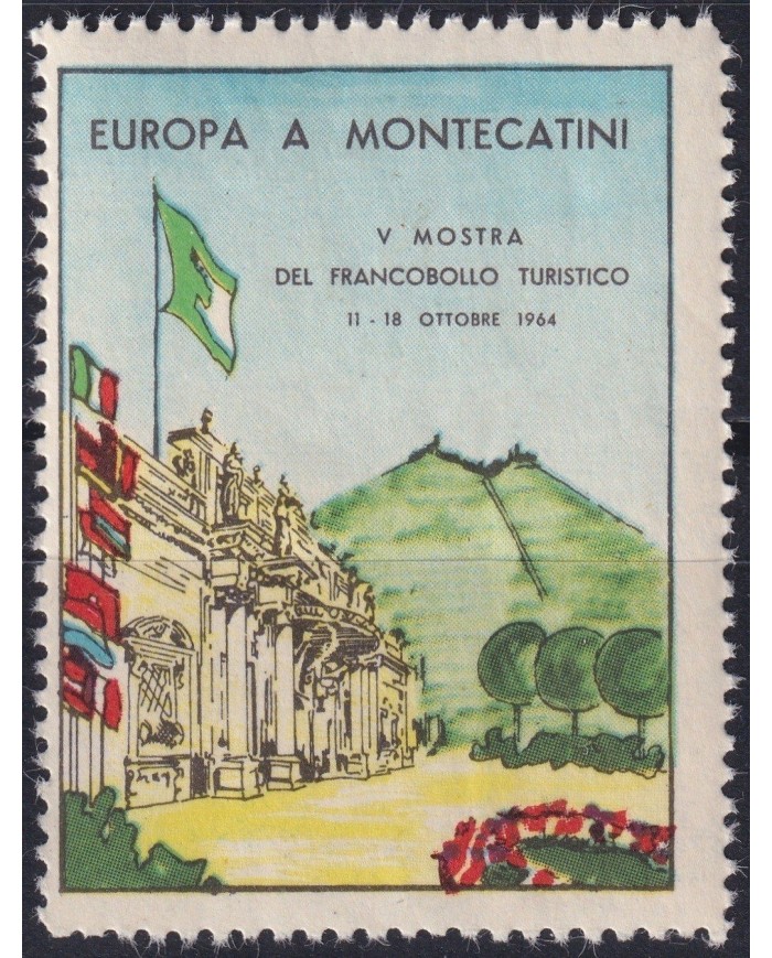 F-EX18044 ITALY CINDERELLA 1964 MNH MONTECATINI V PHILATELIC EXPO
