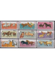F-EX49311 SOUTH ARABIA UMN AL QIWAIN 1969 MNH HORCE EQUESTRIAN CABALLOS.