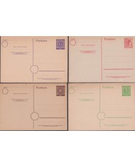 F-EX47790 GERMANY POSTAL STATIONERY OCCUPATION.11 DIFFERENTS