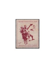 F-EX18050 FRANCE 1916 CINDERELLA ALSACE LORRAINE VOLUNTEER WWI 45x55mm GUM ORIGINAL
