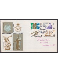 F-EX51213 UK ENGLAND FDC 1968 UK TUC VOTES FOR WOMAN COOK DISCOVERY SHIP ROYAL AIR FORCES.