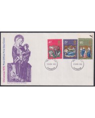 F-EX51232 UK ENGLAND FDC 1970 CHRISTMAS NAVIDAD NOEL MEDIEVAL MINITURE ART PAINTING.