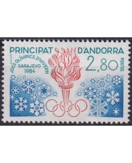 F-EX50221 ANDORRA MNH 1984 WINTER OLYMPIC GAMES SARAJEVO.