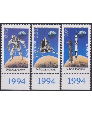 F-EX50067 MOLDAVIA MOLDOVA MNH 1994 EUROPA SPACE SATELLITE ROCKET.