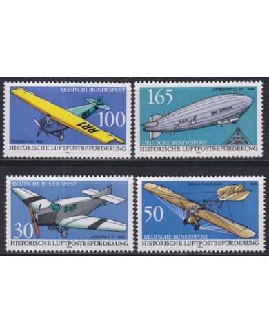 F-EX50068 GERMANY MNH 1991 ZEPPELIN AVIATION AIRPLANE AVION.