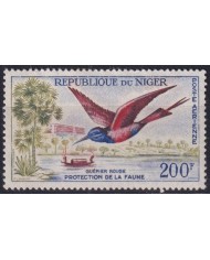F-EX49903 NIGER MNH 1961 NUBIAN CARMMINE BEE- EASTER BIRD AVES PÁJAROS.
