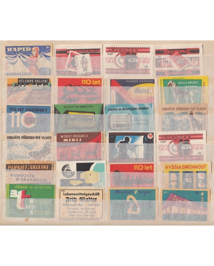 F-EX6483 HUNGARY CZECHOSLOVAKIA RUSSIA MATCHES CINDERELLA LOT +100 DIFF