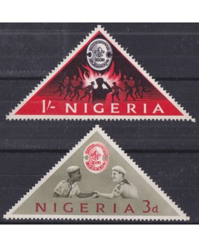 F-EX44203 NIGERIA MNH 1963 JAMBOREE SCOUTING BOYS SCOUT.