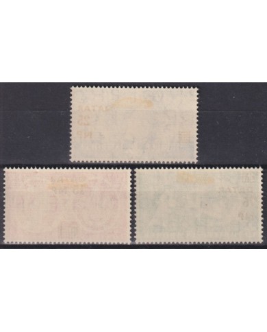 F-EX43680 QATAR MH 1958 OVERPRINT JAMBOREE JUBILEE SCOUTING BOYS SCOUT.