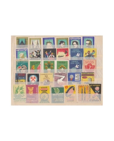 F-EX6483 HUNGARY CZECHOSLOVAKIA RUSSIA MATCHES CINDERELLA LOT +100 DIFF
