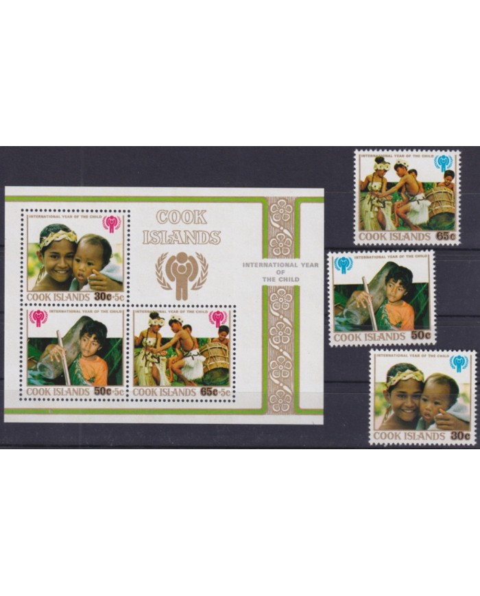 F-EX50050 COOK IS 1979 MNH UNICEF YEAR OF CHILDREN.