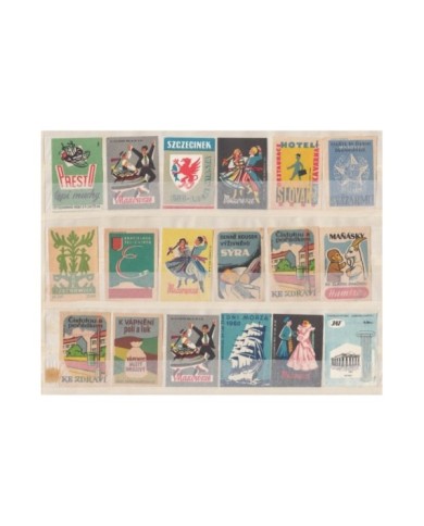 F-EX6486 HUNGARY CZECHOSLOVAKIA RUSSIA MATCHES CINDERELLA LOT +100 DIFF