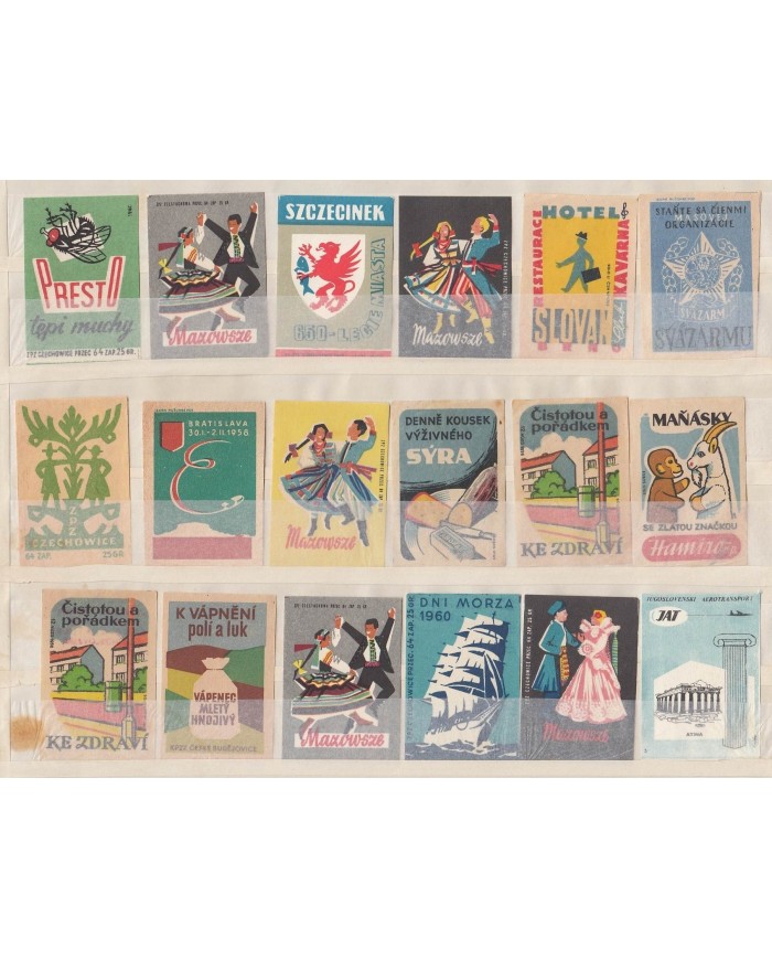 F-EX6486 HUNGARY CZECHOSLOVAKIA RUSSIA MATCHES CINDERELLA LOT +100 DIFF