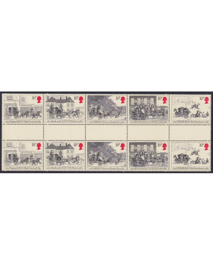 F-EX49802 UK ENGLAND MNH 1984 FIRST MAIL COACH RUN.