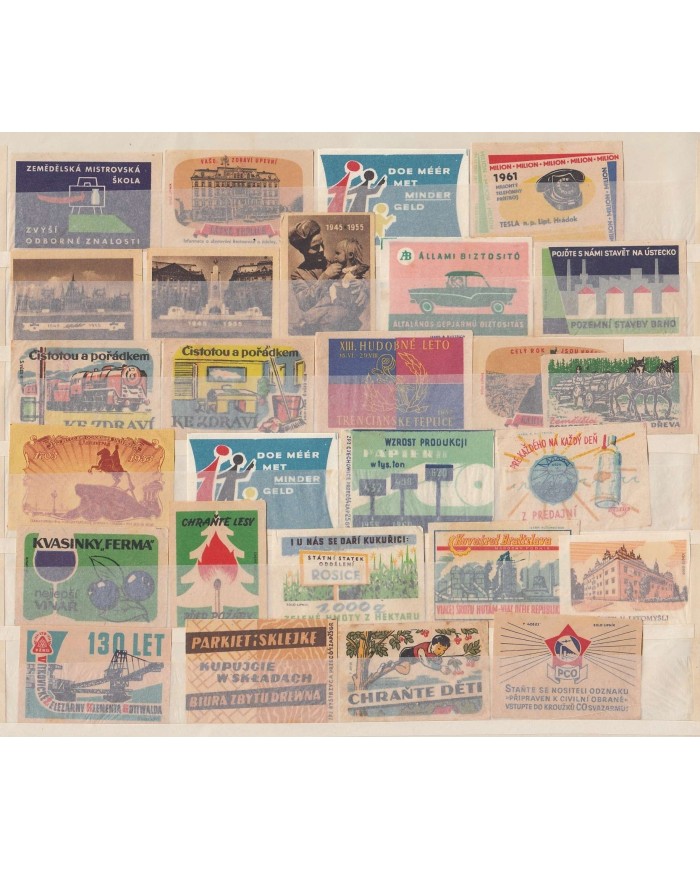 F-EX6486 HUNGARY CZECHOSLOVAKIA RUSSIA MATCHES CINDERELLA LOT +100 DIFF