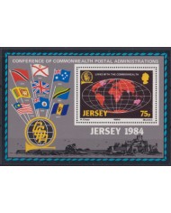 F-EX50206 JERSEY UK ENGLAND MNH 1984 CONFERENCE OF COMMONWEALTH ADMINISTRATION.