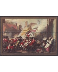 F-EX50243 UK ENGLAND JERSEY 1981 MNH ART J. S. COPLEY DEATH OF MAJOR PEIRSON.