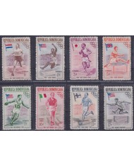 F-EX50614 DOMINICANA REP MNH 1957 MELBOURNE OLYMPIC GAMES ATHLETISM.