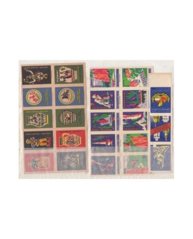 F-EX6487 HUNGARY CZECHOSLOVAKIA RUSSIA MATCHES CINDERELLA LOT +100 DIFF.