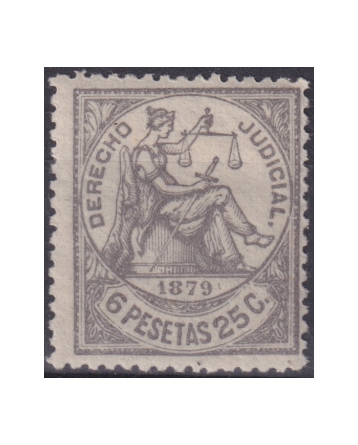 DER-236 PUERTO RICO REVENUE 1879 6,25pta MLH DERECHO JUDICIAL.