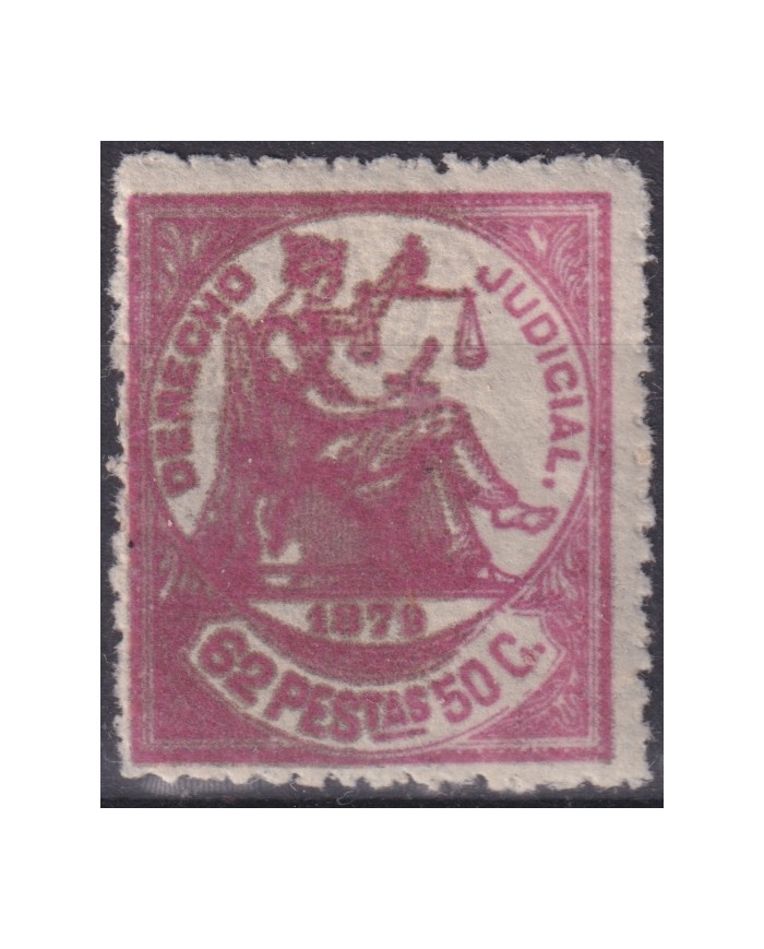 DER-237 PUERTO RICO REVENUE 1879 62,50pta MNH DERECHO JUDICIAL.