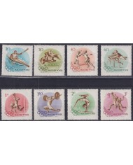 F-EX50475 HUNGARY MNH 1956 MELBOURNE OLYMPIC GAMES FENCING BASKET EQUESTRIAN SOCCER.