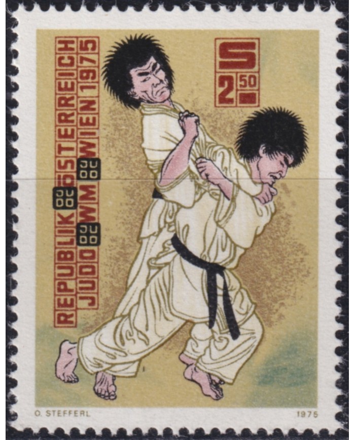 F-EX50693 AUSTRIA MNH 1975 SPORT JUDO.
