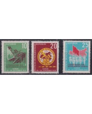 F-EX50656 GERMANY DDR MNH 1958 SPORT SPARTAK SPARTACIST GAMES.