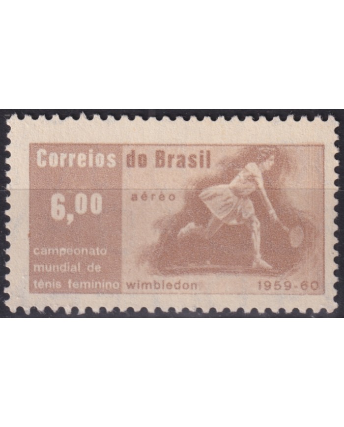 F-EX50698 BRAZIL MNH 1959 WOMAN WILBLEDON TENNIS CHAMPIONSHIP MARIA E. BUENO.