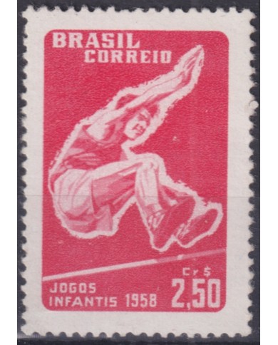F-EX50655 BRAZIL MNH 1958 CHILDREN GAMES.