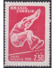 F-EX50655 BRAZIL MNH 1958 CHILDREN GAMES.