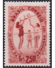 F-EX50646 BRAZIL MNH 1957 WOMAN VOLLEYBALL SPRINT GAMES.