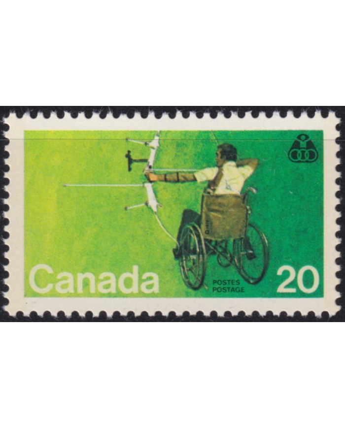 F-EX50706 CANADA MNH 1976 PARALYMPIC GAMES ARCHERY.
