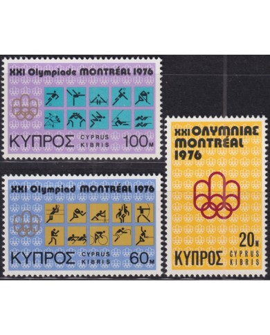 F-EX50710 CYPRUS KYBRIS MNH 1976 MONTREAL OLYMPIC GAMES DRAWING.