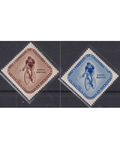 F-EX50658 COLOMBIA MH 1957 RACE ARROND COLOMBIA.