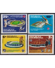 F-EX50713 DOMINICANA REP MNH 1974 CENTROAMERICAN GAMES CYCLING SOCCER BASKET CYCLING.