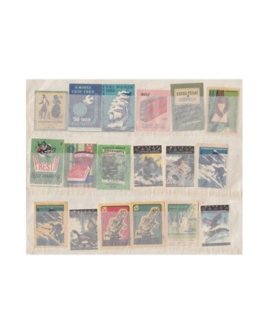 F-EX6492 HUNGARY CZECHOSLOVAKIA RUSSIA MATCHES CINDERELLA LOT +80 DIFF