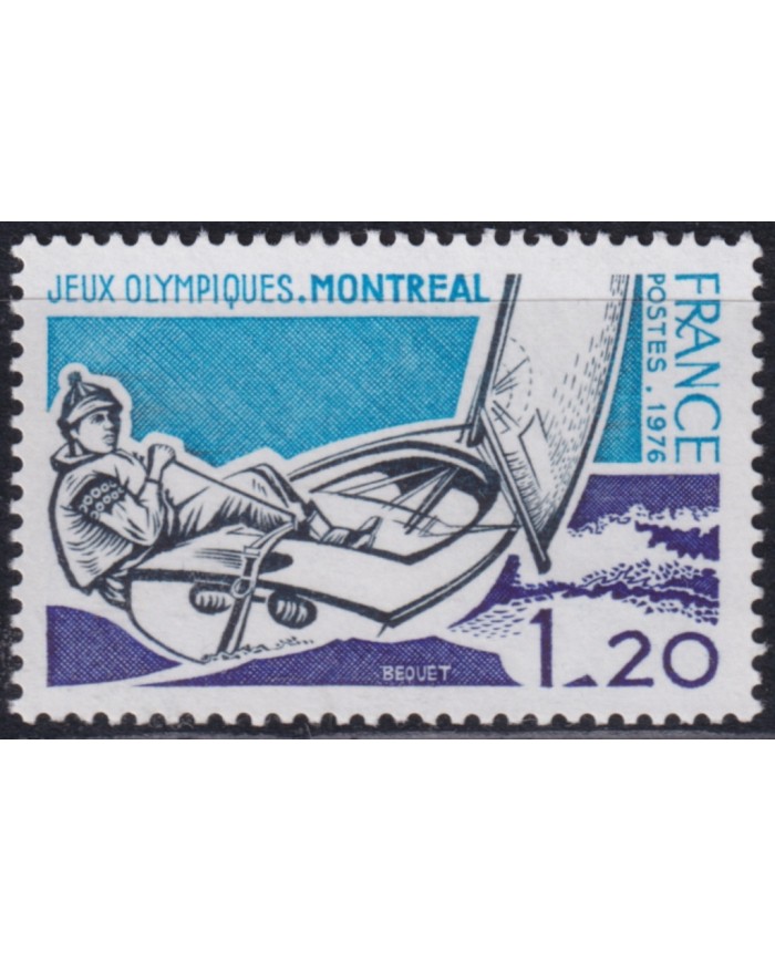 F-EX50691 FRANCE MNH 1976 MONTREAL OLYMPIC GAMES SAILING.