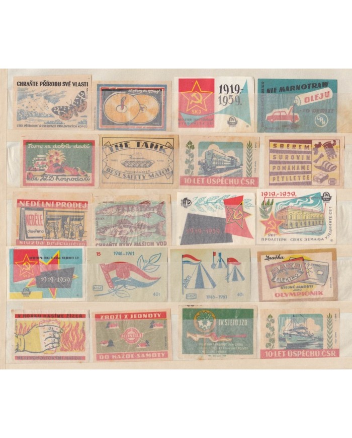 F-EX6492 HUNGARY CZECHOSLOVAKIA RUSSIA MATCHES CINDERELLA LOT +80 DIFF