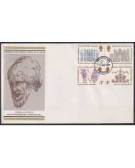 F-EX51252 UK ENGLAND FDC 1973 BIRMINGHAM 400th ANNIV INIGO JONES.