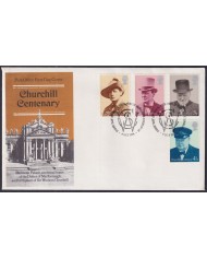 F-EX51262 UK ENGLAND FDC 1974 EDINBURGH WINSTON CHURCHILL CENTENARY. F-EX51262 UK ENGLAND FDC 1974 EDINBURGH WINSTON CHURCHILL CENTENARY.