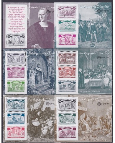 F-EX50727 PORTUGAL MNH 1992 DISCOVERY OF AMERICA COLON SHIP COLUMBUS. F-EX50727 PORTUGAL MNH 1992 DISCOVERY OF AMERICA COLON SHIP COLUMBUS.